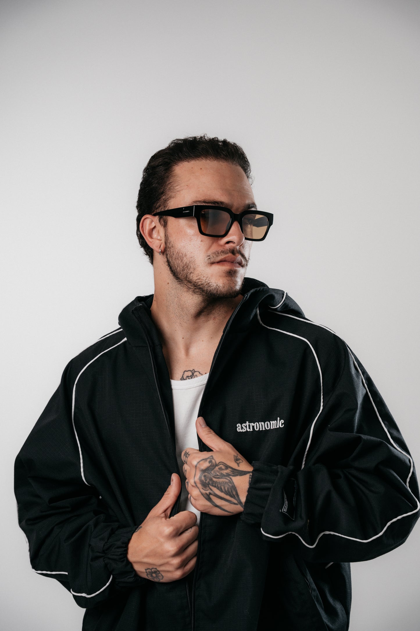 Roadmap Windbreaker - Negro