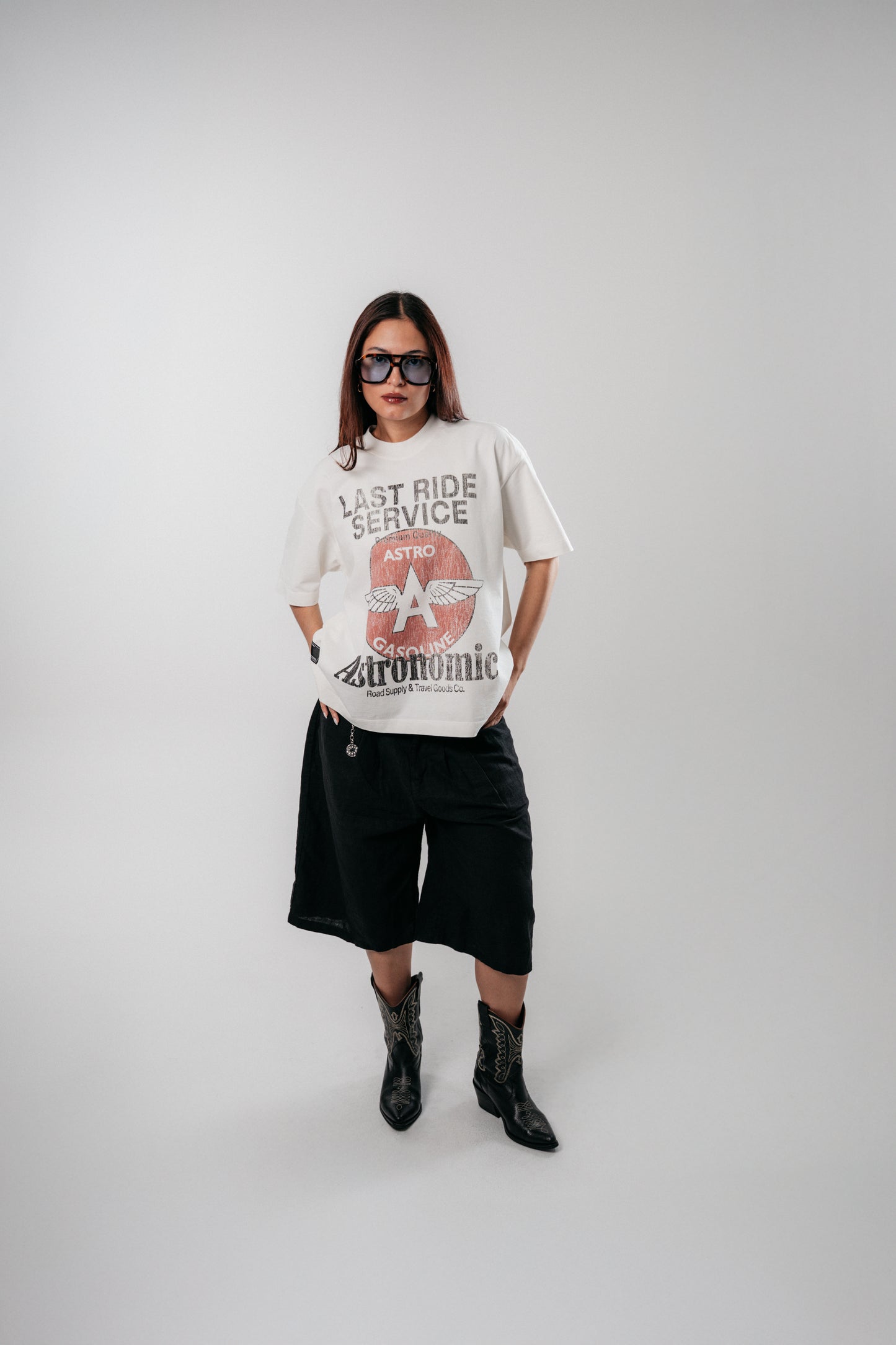Camiseta Gasoline - Blanco Hueso