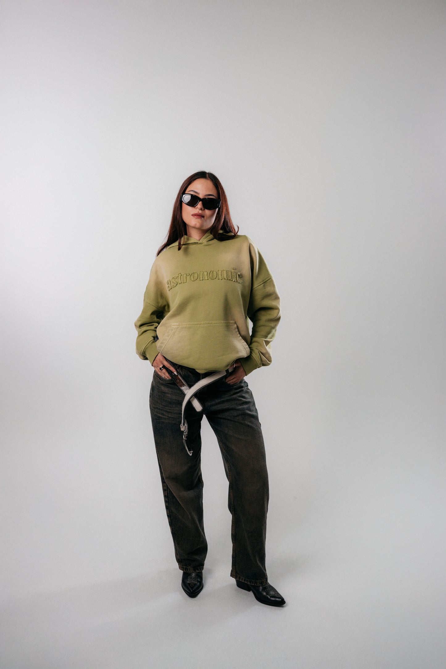 Hoodie Wild Ride - Verde Oliva Desgastado