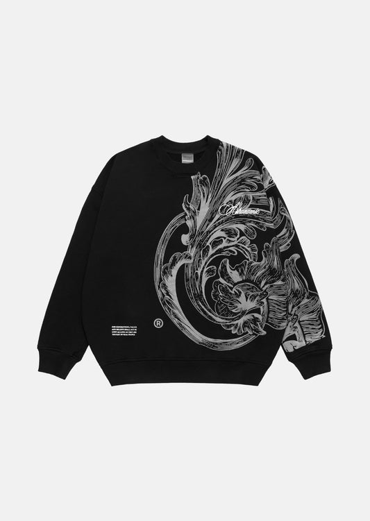 Royal Black Crewneck - Astronomic